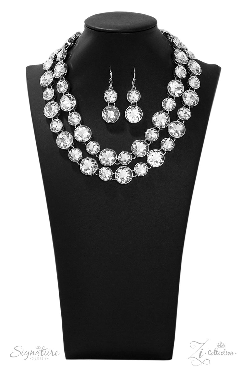 The Natasha Zi Collection Silver Paparazzi Necklace CashmerePinkJewels