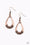Trending Texture Copper Paparazzi Earring Cashmere Pink Jewels