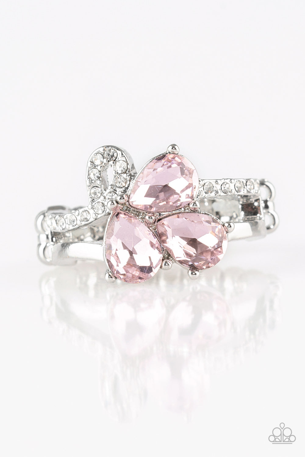   Friends In High-End Places Pink Paparazzi Ring Cashmere Pink Jewels