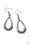 Trending Texture Black Paparazzi Earrings Cashmere Pink Jewels