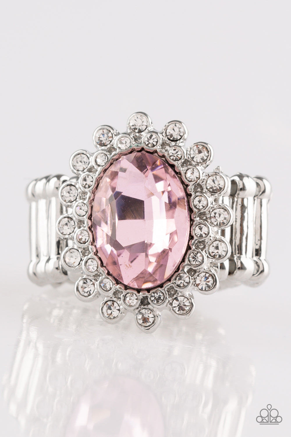 Castle Chic Pink Paparazzi Ring Cashmere Pink Jewels