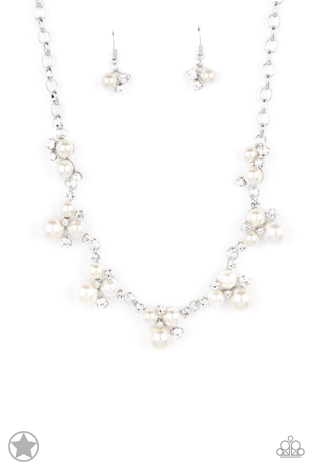Toast To Perfection White Paparazzi Necklace Cashmere Pink Jewels