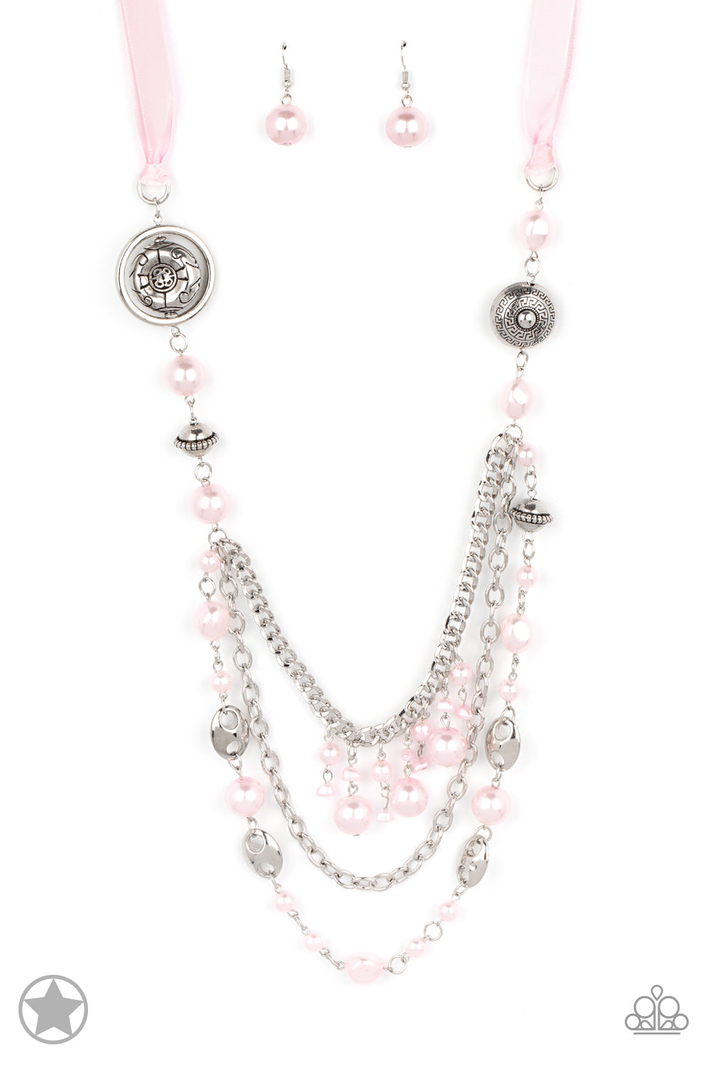 All The Trimmings Pink Paparazzi Necklace Cashmere Pink Jewels