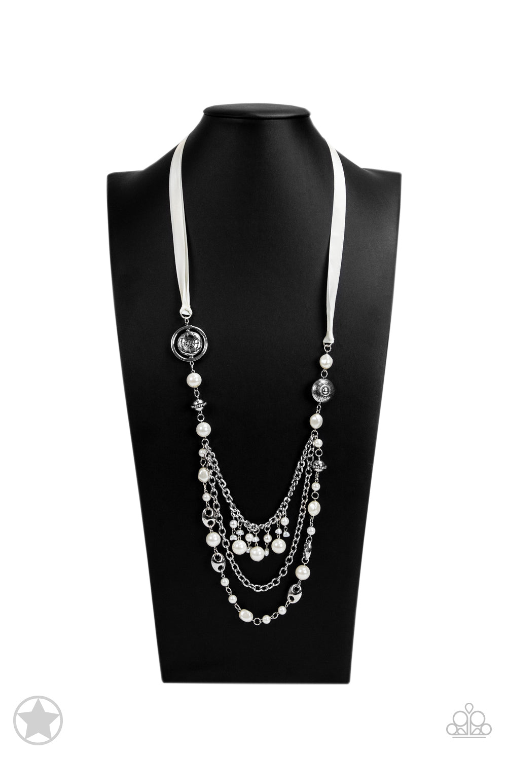 All The Trimmings Ivory Paparazzi Necklace Cashmere Pink Jewels