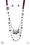 All The Trimmings Purple Paparazzi Necklace Cashmere Pink Jewels