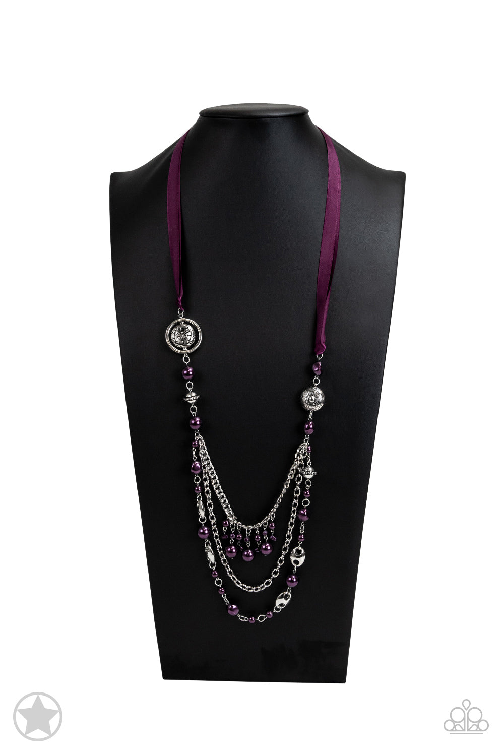 All The Trimmings Purple Paparazzi Necklace Cashmere Pink Jewels