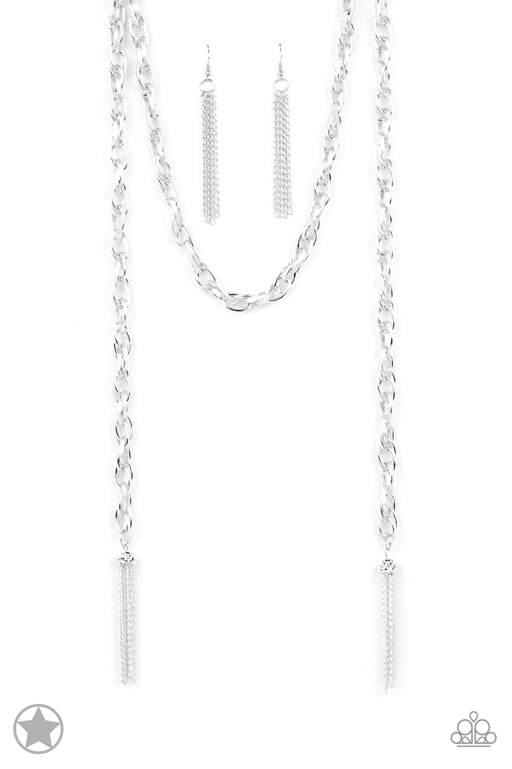 SCARFed for Attention Silver Paparazzi Necklace Cashmere Pink Jewels
