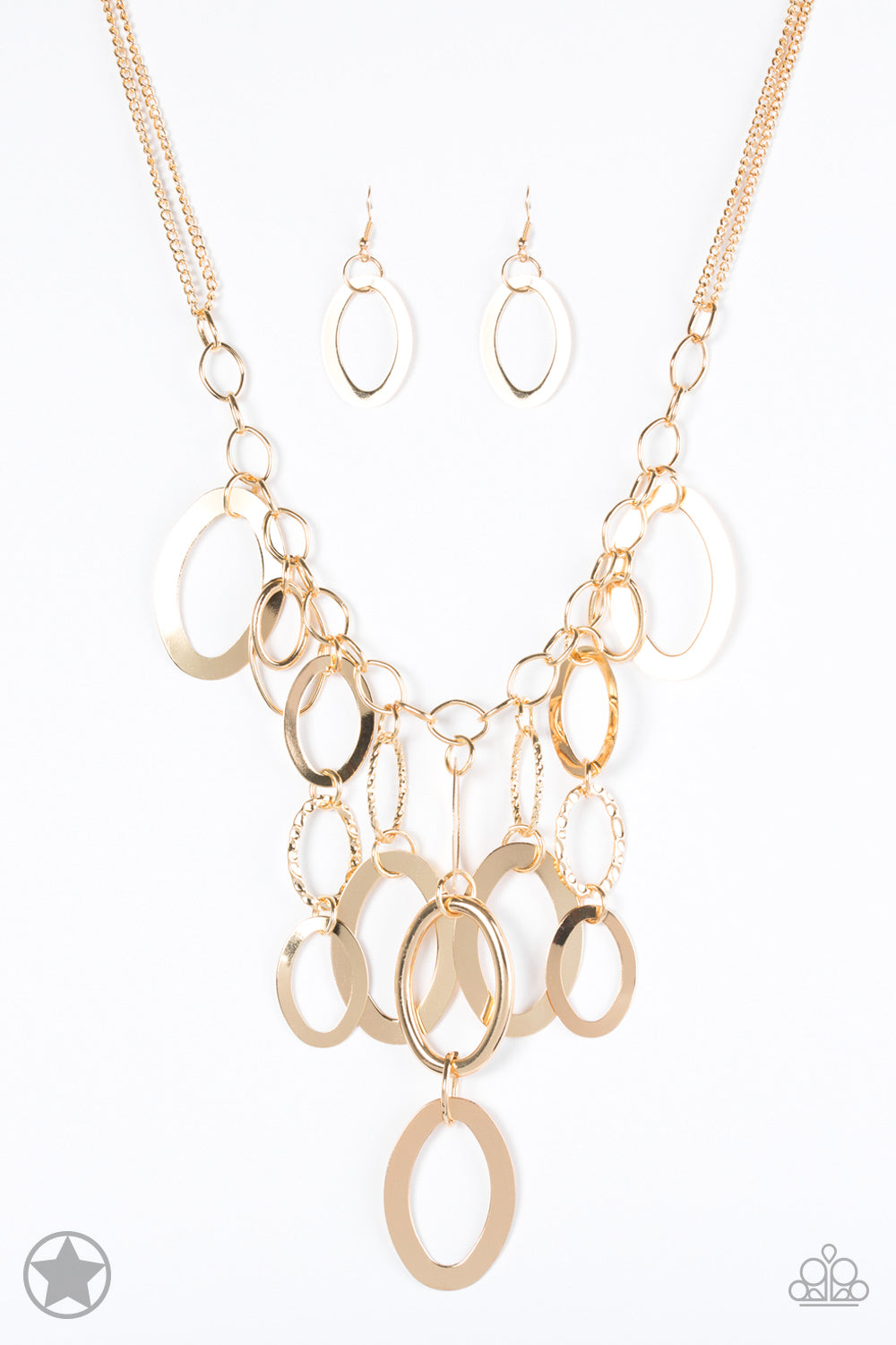 A Golden Spell Gold Paparazzi Necklace Cashmere Pink Jewels - Cashmere Pink Jewels & Accessories, Cashmere Pink Jewels & Accessories - Paparazzi