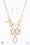 A Golden Spell Gold Paparazzi Necklace Cashmere Pink Jewels