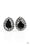 Quintessentially Queen Black Paparazzi Earrings Cashmere Pink Jewels