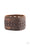 Hot On The Trail Brown Paparazzi Bracelet Cashmere Pink Jewels