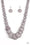 Sierra Mountains Silver Paparazzi Necklace Cashmere Pink Jewels