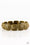 Radiantly Riviera Brass Paparazzi Bracelets Cashmere Pink Jewels