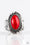 Stone Mountains Red Paparazzi Ring Cashmere Pink Jewels