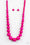 Effortlessly Everglades Pink Paparazzi Necklaces Cashmere Pink Jewels