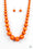 Effortlessly Everglades Orange Paparazzi Necklaces Cashmere Pink Jewels