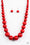 Effortlessly Everglades Red Paparazzi Necklaces Cashmere Pink Jewels