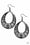Tundra Texture Black Paparazzi Earring Cashmere Pink Jewels