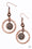 Meadow Gardens Copper Paparazzi Earring Cashmere Pink Jewels