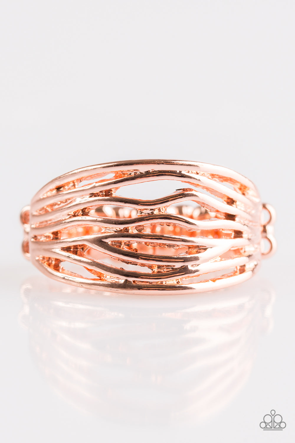 Rip Current Copper Paparazzi Ring Cashmere Pink Jewels