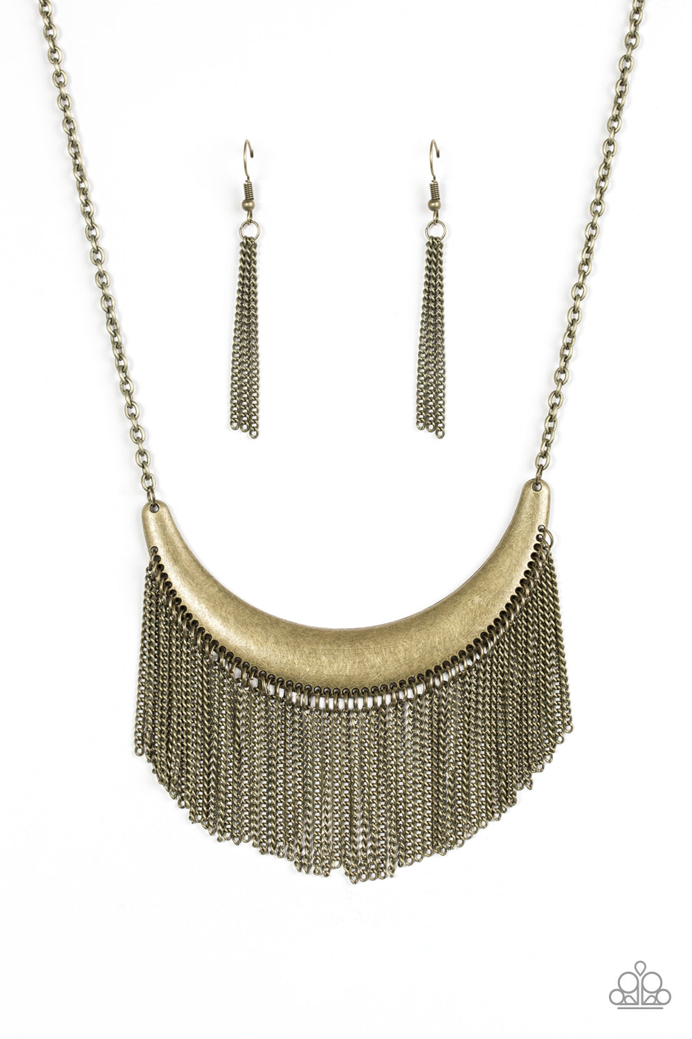 Zoo Zone Brass Paparazzi Necklace Cashmere Pink Jewels