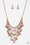 Catwalk Champ Copper Paparazzi Necklace Cashmere Pink Jewels