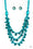 Safari Samba Blue Paparazzi Necklace Cashmere Pink Jewels
