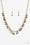 City Couture Brass Paparazzi Necklace Cashmere Pink Jewels