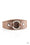 Western Wrangler Brown Paparazzi Bracelet Cashmere Pink Jewels