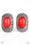 Bedrock Bombshell Red Paparazzi Clip-On Earrings Cashmere Pink Jewels