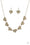 Heart Heaven Brass Paparazzi Necklace Cashmere Pink Jewels