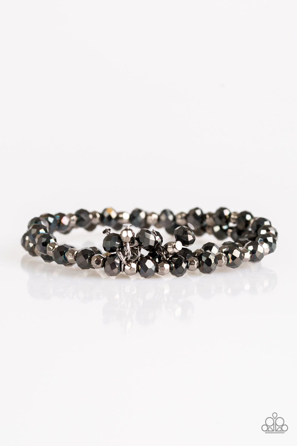 Sink or Shimmer Black Paparazzi Bracelet Cashmere Pink Jewels