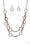 Circus Couture Brass Paparazzi Necklaces Cashmere Pink Jewels