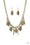 Serenely Sequoia Brass Paparazzi Necklace Cashmere Pink Jewels