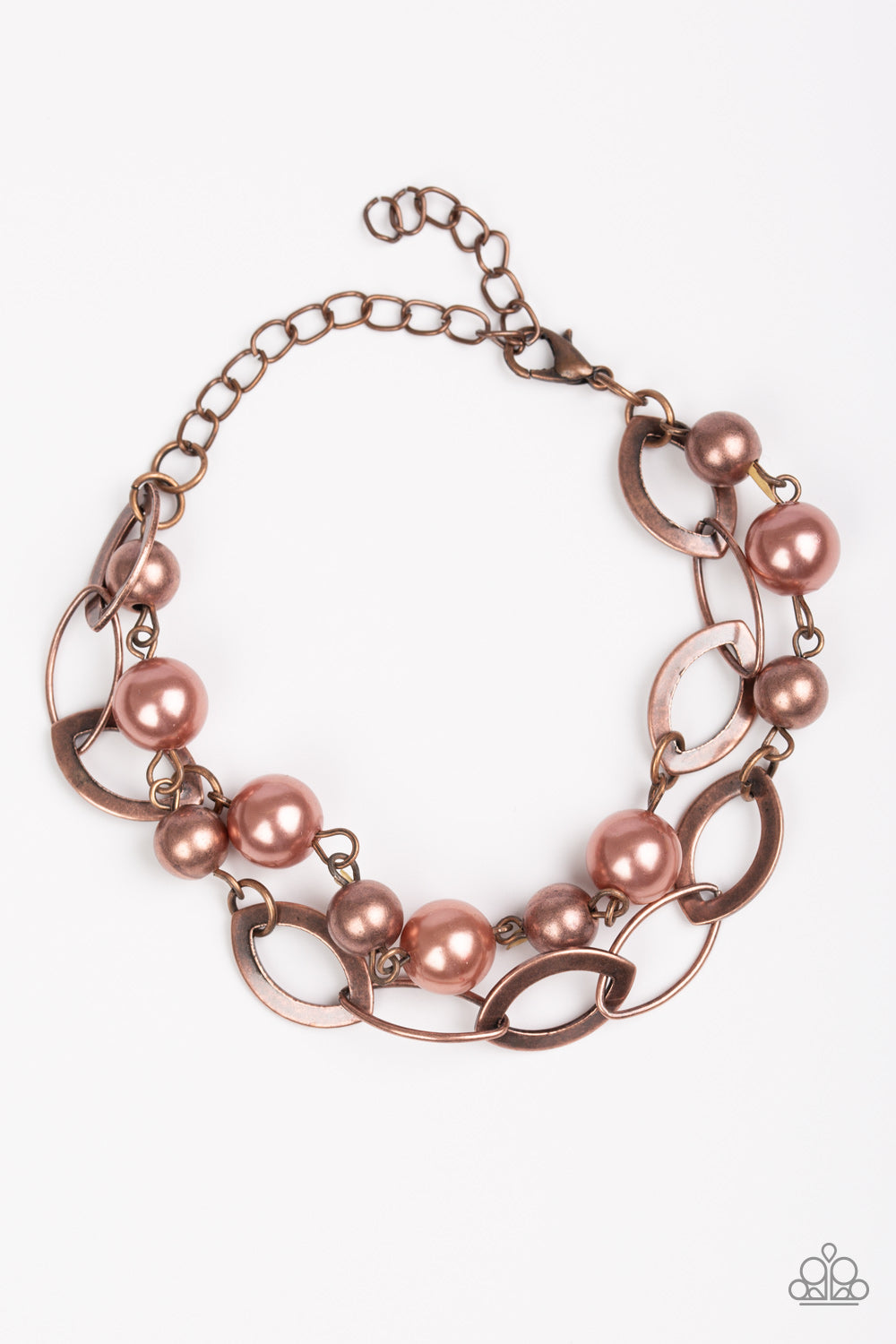 Winner Glimmer Copper Paparazzi Bracelet Cashmere Pink Jewels - Cashmere Pink Jewels & Accessories, Cashmere Pink Jewels & Accessories - Paparazzi