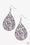 Glowing Vineyards Purple Paparazzi Earrings Cashmere Pink Jewels