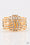 Showbiz Beauty Gold Paparazzi Ring Cashmere Pink Jewels