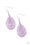 Flirty Flower Girl Purple Paparazzi Earrings Cashmere Pink Jewels