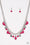 Welcome To Bedrock Pink Paparazzi Necklace Cashmere Pink Jewels