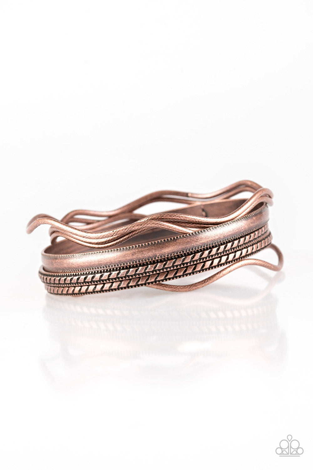 Zesty Zimbabwe Copper Paparazzi Bracelet Cashmere Pink Jewels - Cashmere Pink Jewels & Accessories, Cashmere Pink Jewels & Accessories - Paparazzi