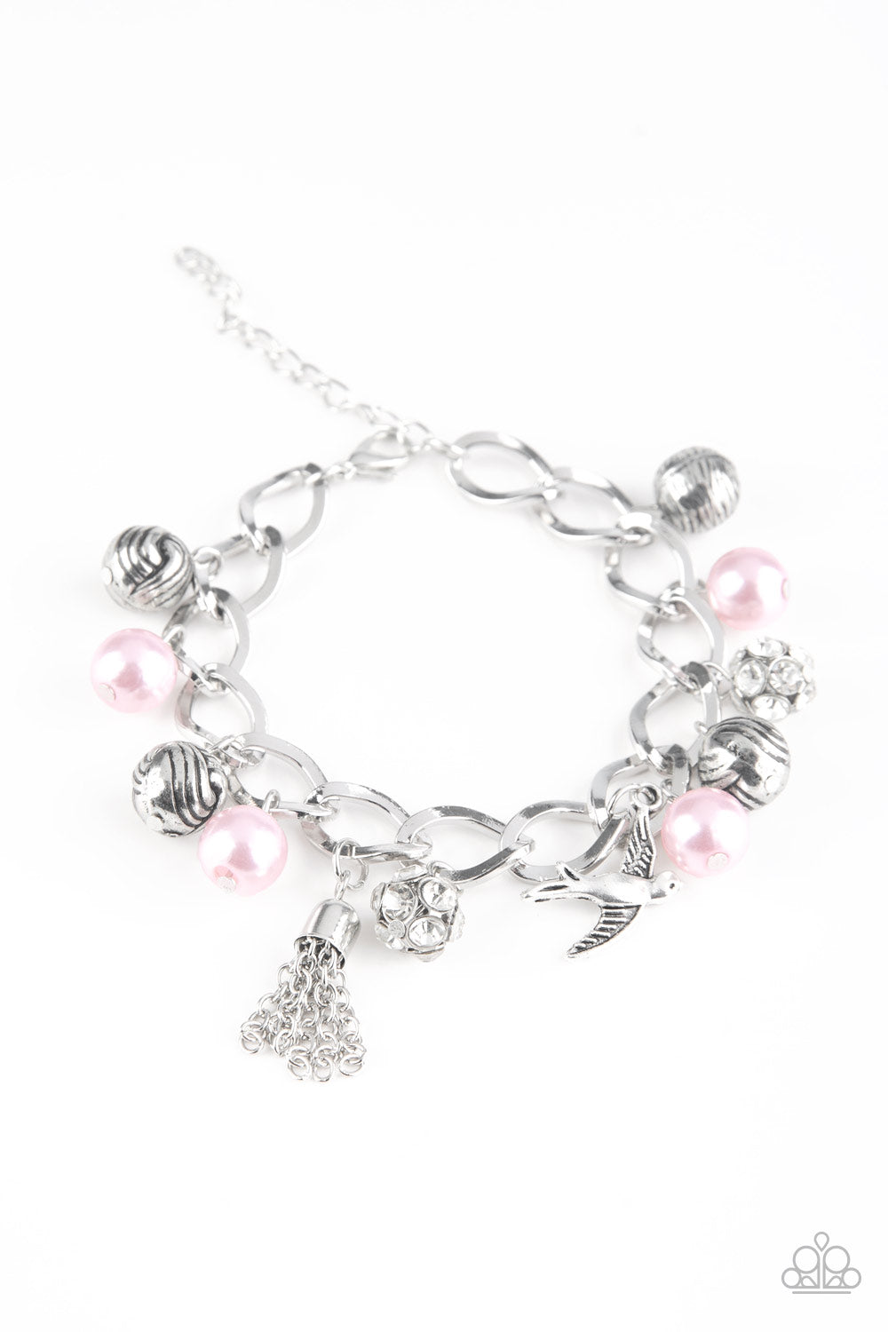 Lady Love Dove Pink Paparazzi Bracelet Cashmere Pink Jewels