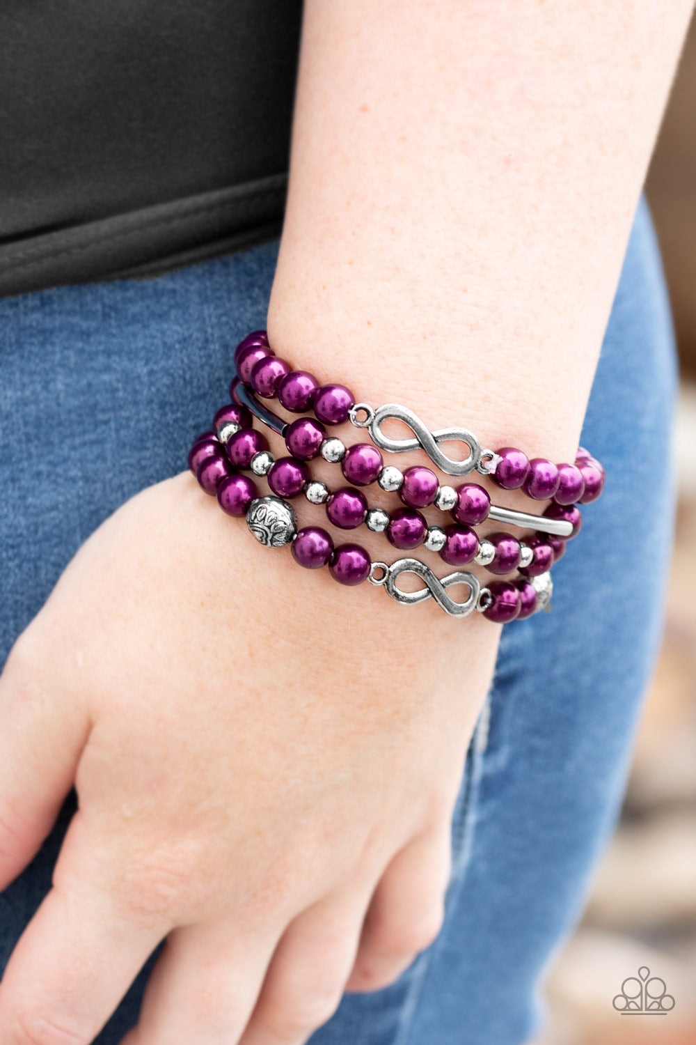 Limitless Luxury Purple Paparazzi Bracelets Cashmere Pink Jewels