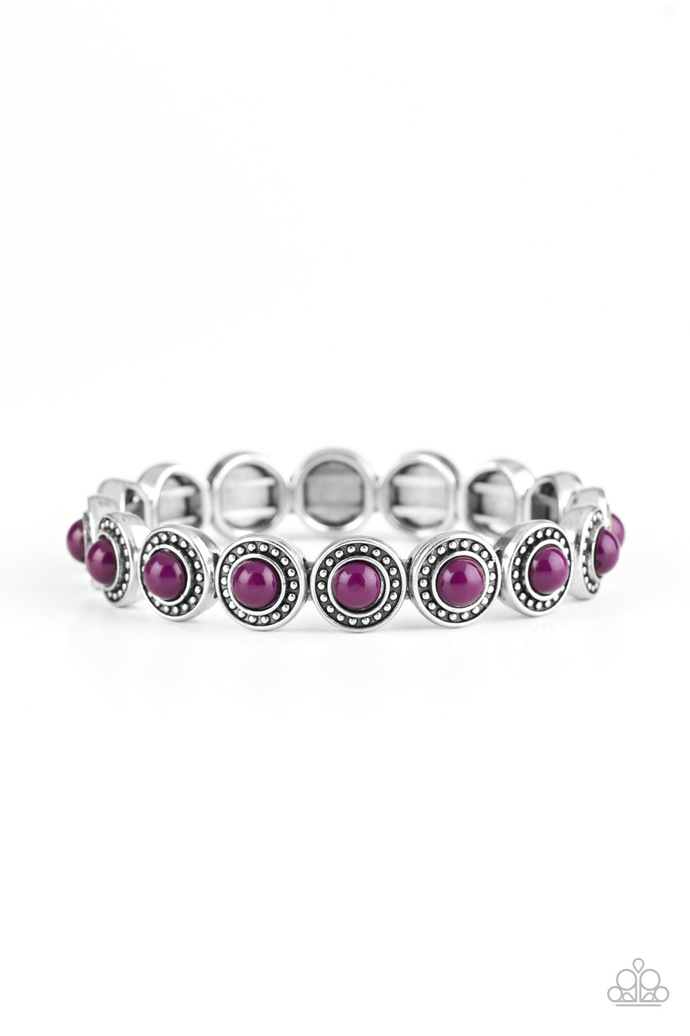 Globetrotter Goals Purple Paparazzi Bracelet Cashmere Pink Jewels