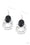 Real Queen Black Paparazzi Earrings Cashmere Pink Jewels