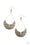 Trading Post Trending Brass Paparazzi Earrings Cashmere Pink Jewels
