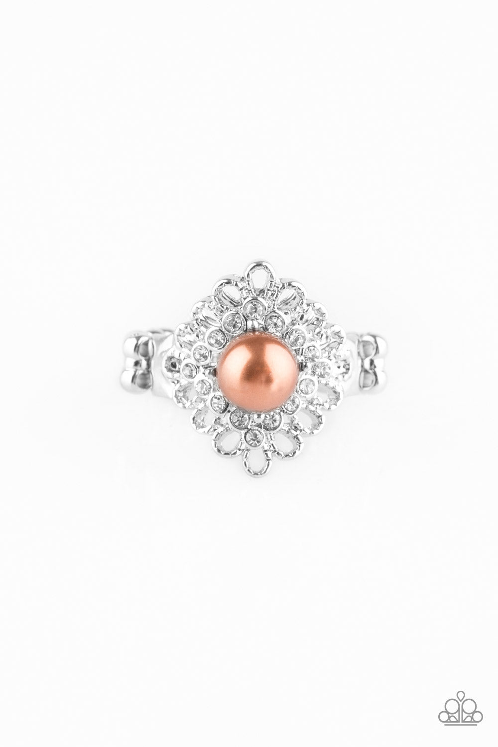 Perfect Perfectionist Brown Paparazzi Ring Cashmere Pink Jewels