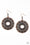 Malibu Musical Copper Paparazzi Earrings Cashmere Pink Jewels