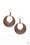 Floral Frontier Copper Paparazzi Earring Cashmere Pink Jewels