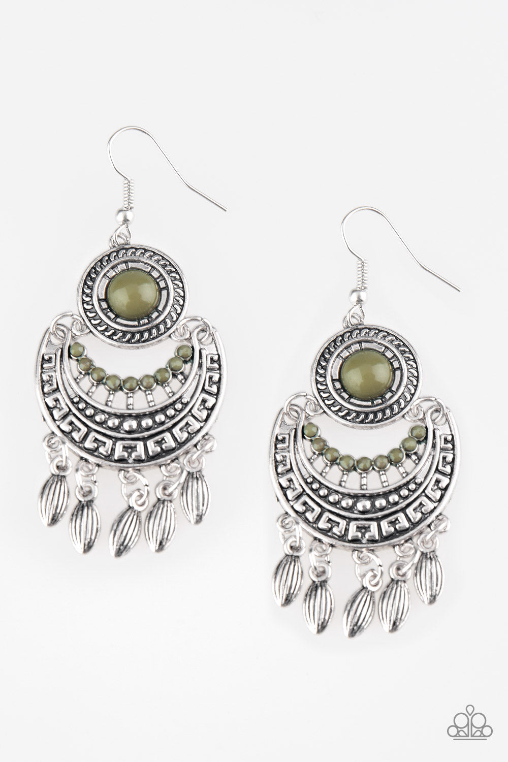 Mantra to Mantra Green Paparazzi Earring Cashmere Pink Jewels