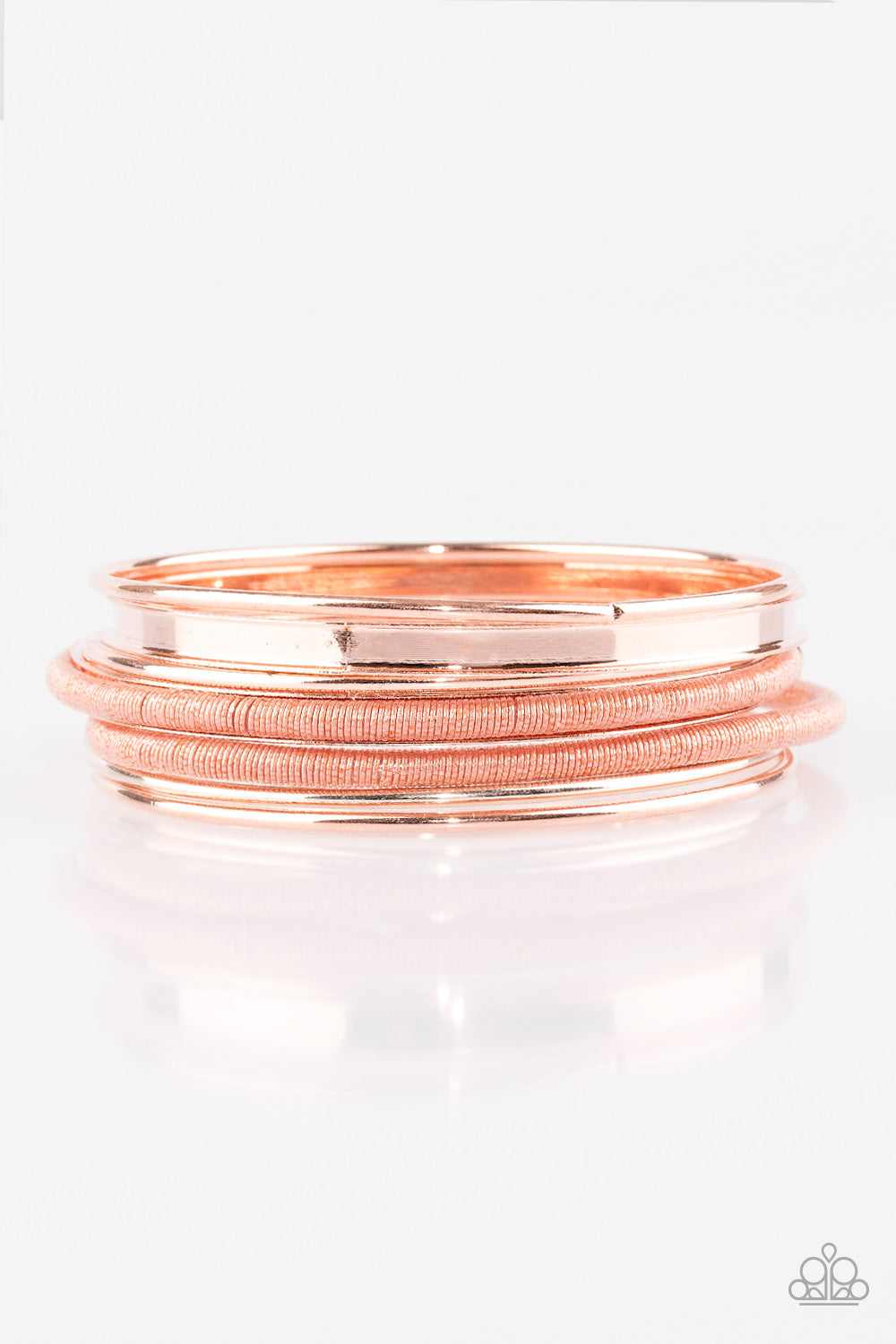 Pay A Hefty SHINE Copper Paparazzi Bracelet Cashmere Pink Jewels